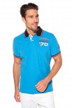 Футболка SSI POLO SHIRT INTERNATIONAL DIVE TEAM голубая муж.